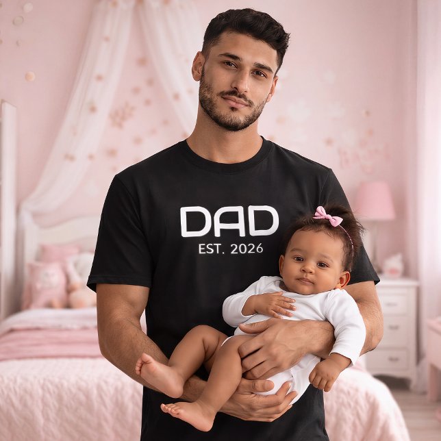 Dad Established New Dad Gift T-Shirt (Creator Uploaded)