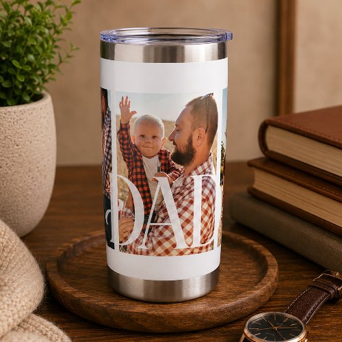 Dad Established Personalized Family Insulated Tumbler