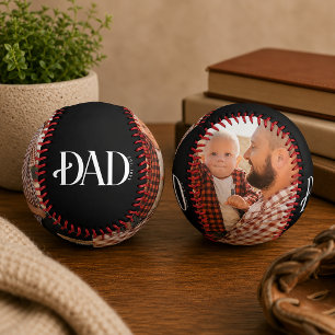 Dad Established Photo Baseball