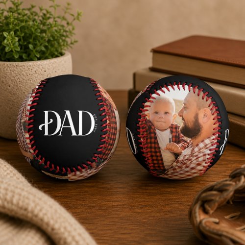 Dad Established Photo Baseball