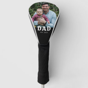 Dad Established Photo Gift  Golf Head Cover
