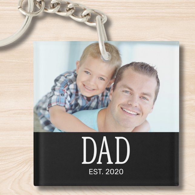 Dad Established Photo Keychain (Creator Uploaded)
