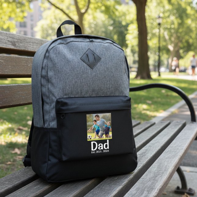 Dad Established Photo  Port Authority® Backpack (Creator Uploaded)