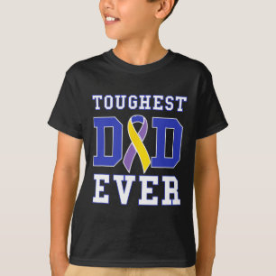 Dad Ever - Bladder Cancer Awareness Ribbon T-Shirt