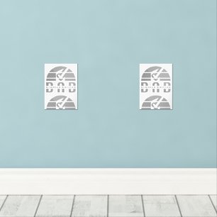 Dad Ever: Fatherhood as an Antique Visual Emotion Wall Art Sets