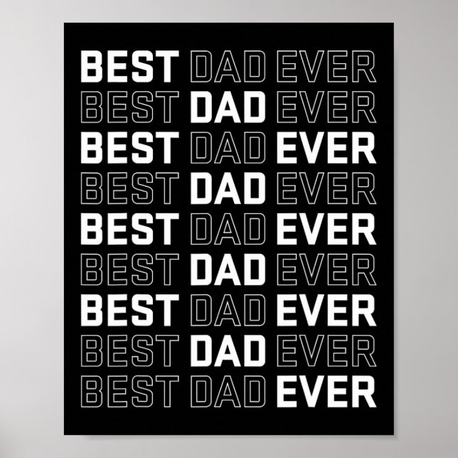 Dad Ever - Unique Father’s Day Men's  Poster (Front)