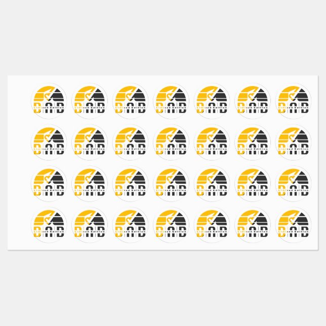 Dad: Expressing a Father's Unconditional Love Kids' Labels (Sheet)
