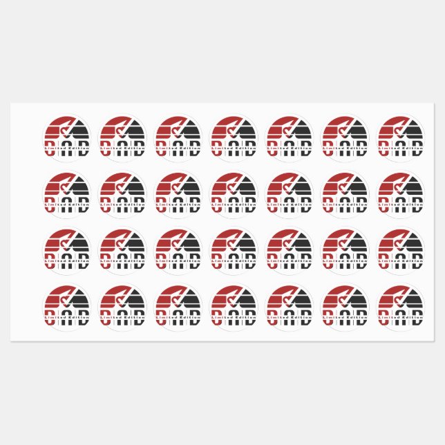 Dad: Expressing a Father's Unconditional Love Labels (Sheet)