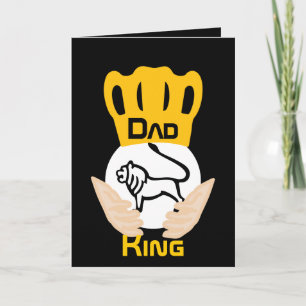 Dad Family Lion King-Customize Card