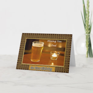 Dad/Father Birthday - Deceased Card