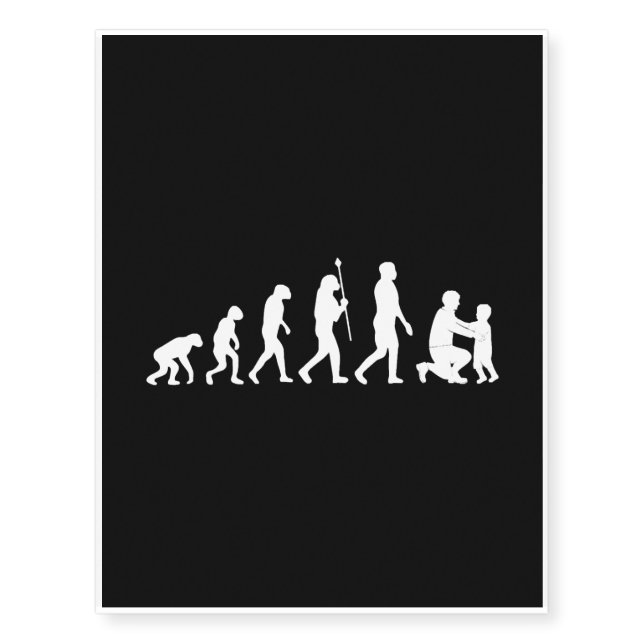 Dad Father Papa Paps Father Day Temporary Tattoos (Front)