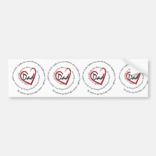 Dad - Fatherly Love Bumper Sticker