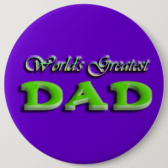 Dad Fathers Day Button (Front)