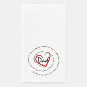 Dad - Fathers Day - Daddy Paper Guest Towels