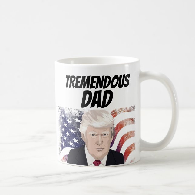 DAD FATHER'S DAY DONALD TRUMP COFFEE MUG (Right)