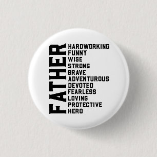 Dad Father's day gift.  Daddy birthday present.  F Button