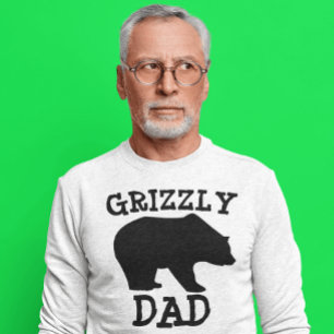 DAD Father's day GRIZZLY DAD t-shirts