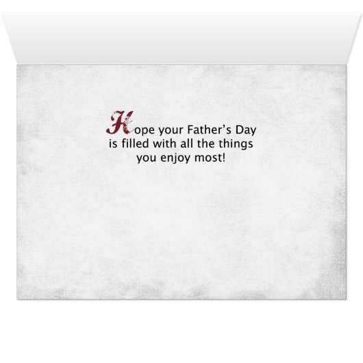 Dad Father's Day Large Grunge Baseball, Sport (Inside Horizontal (Bottom))