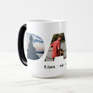 Dad Father's day personalized photo gift Color Morph Mug