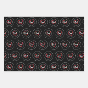 Dad - Fathers Day Wrapping Paper Sheets