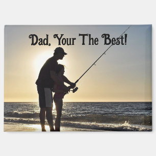 Dad Fishing Father's Day Magnet