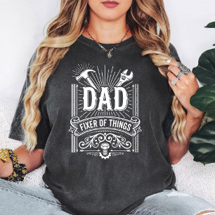 Dad Fixer Of Things Vintage Handyman Tools T-Shirt