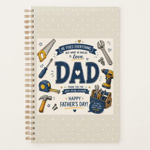 Dad Fixes Everything Father’s Day Planner