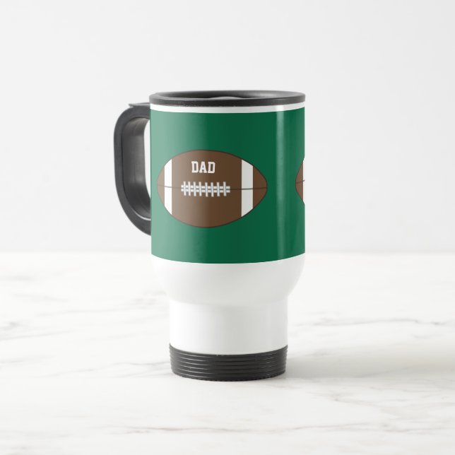 Dad Football Coffee Mug (Front Left)