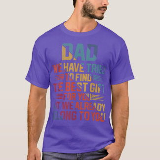 Dad from Daughter Son Wife for Daddy Vintage Fathe T-Shirt