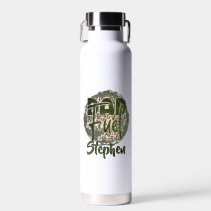 Dad Fuel Camouflage Design – Military-Inspired Water Bottle