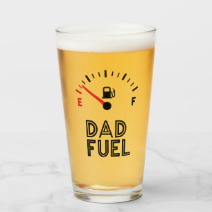 "Dad Fuel" Pint Drinking Glass Cup
