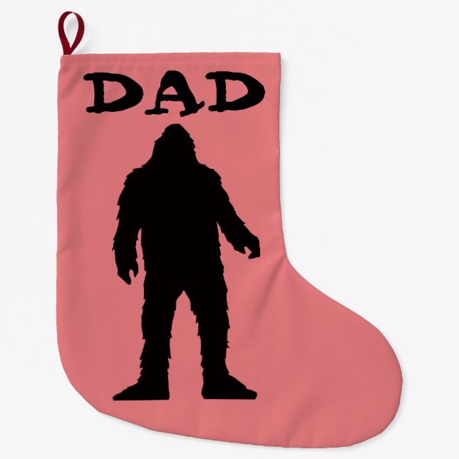 DAD FUNNY CHRISTMAS STOCKING  (Front)