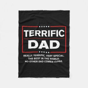 Dad - Funny Donald Trump Fathers Day Gift  Fleece Blanket