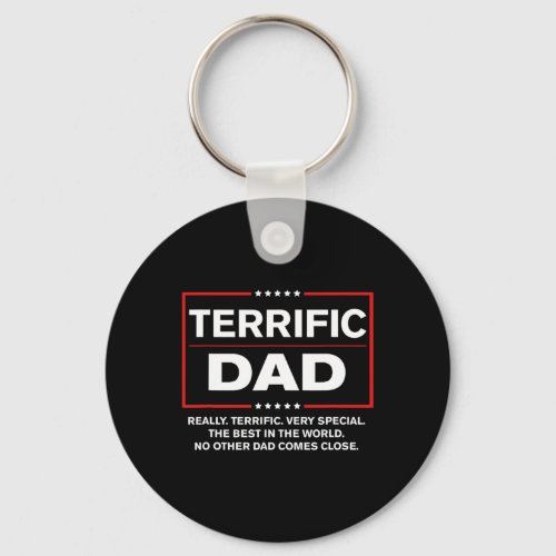 Dad _ Funny Donald Trump Fathers Day Gift  Keychain