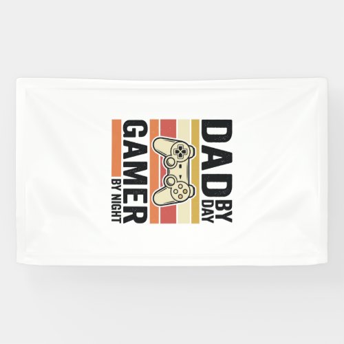 Dad Gamer Vintage Controller T-Shirt Design_1 Banner