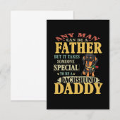Dad Gift | Any Man Can Be A Father Dachshund Daddy (Front/Back)