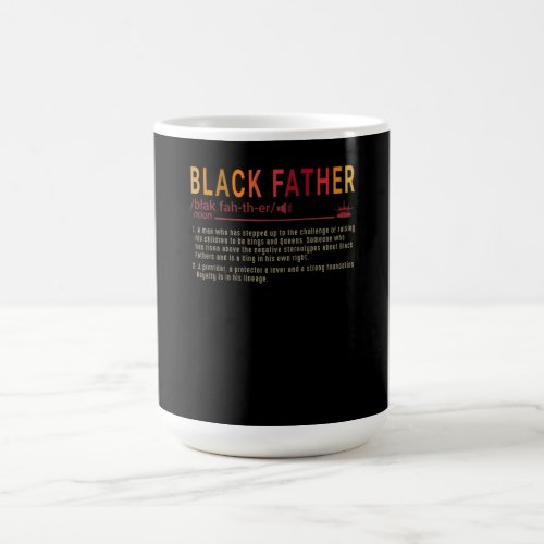 Dad Gift  Definition Dad Black Father Gift Coffee Mug