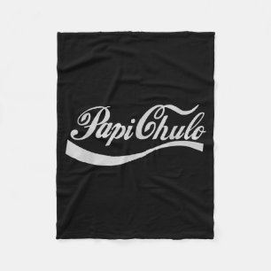 Dad Gift Father's Day Pa Chulo Mexican  Fleece Blanket