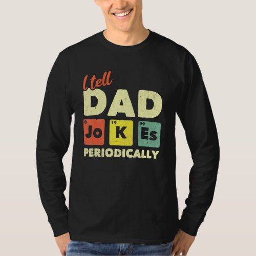 Dad Gift I Keep All My Dad Jokes in A Dad A Base F T_Shirt