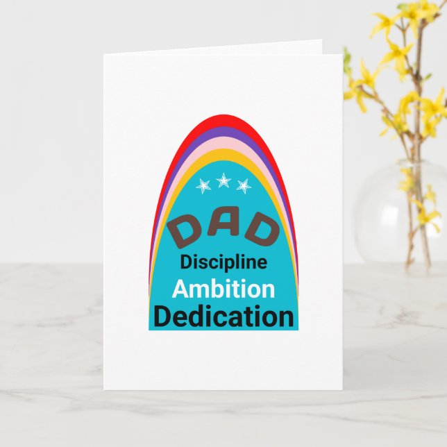 DAD gifts tee Card (Yellow Flower)