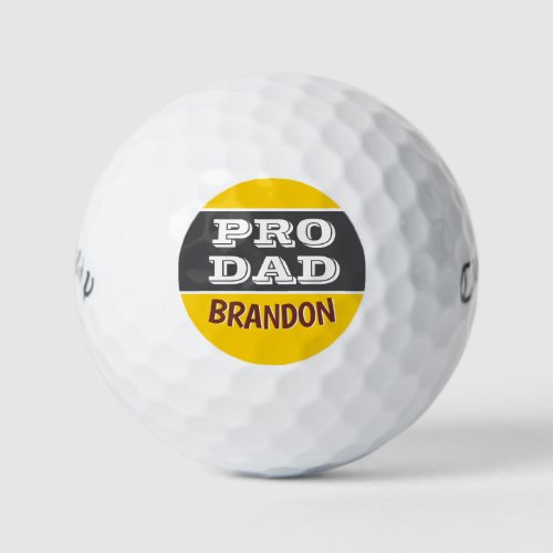 Dad Golf Balls