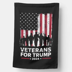 Dad Grandpa Veterans For Trump 2024 American Flag