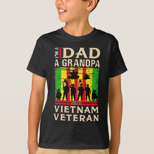 Dad Grandpa Vietnam Veteran Shirts veteran fathers