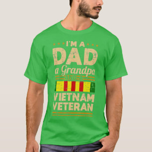 Dad Grandpa Vietnam Veteran Vintage  Mens Gift  T-Shirt