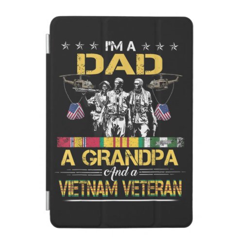 Dad Grandpa Vietnam Veteran Vintage Military iPad Mini Cover