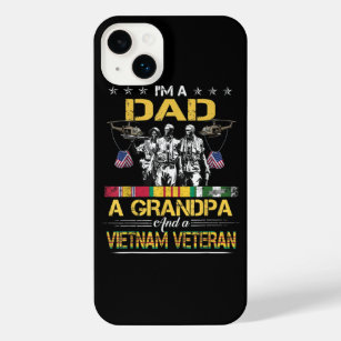 Dad Grandpa Vietnam Veteran Vintage Military iPhone 14 Plus Case