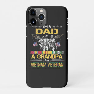 Dad Grandpa Vietnam Veteran Vintage Military iPhone 11Pro Case