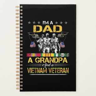 Dad Grandpa Vietnam Veteran Vintage Military Planner