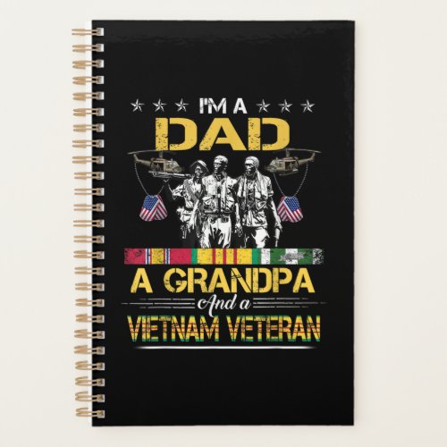 Dad Grandpa Vietnam Veteran Vintage Military Planner