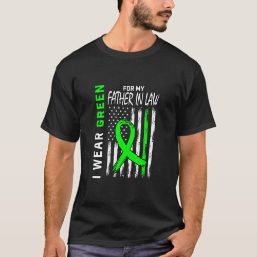 Dad Green For My Father In Law Kidney Disease Awar T_Shirt